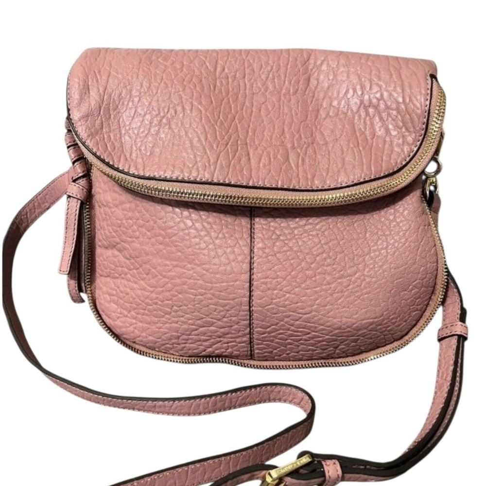 Vince Camuto Pink Leather Crossbody Bag